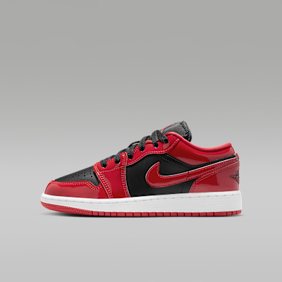 NIKE AIR JORDAN 1 LOW SE チームレッド 26 Air Jordan 1 Low SE Big Kids' Shoes. Nike JP
